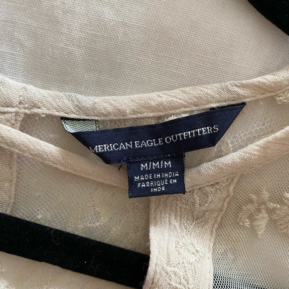 Like New American Eagle Lace Blouse - Picture 6 of 6
